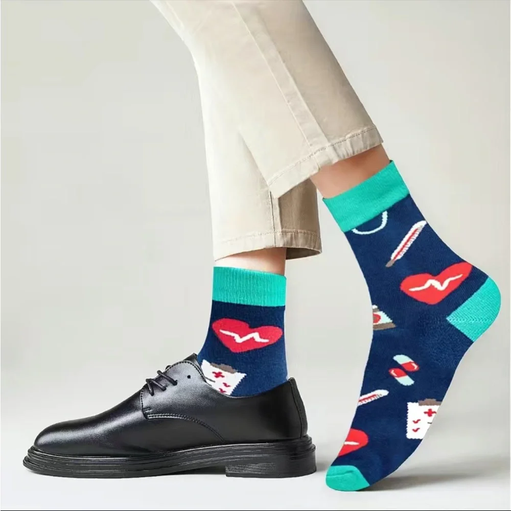 Blue Unisex Doctor/Nurse Socks